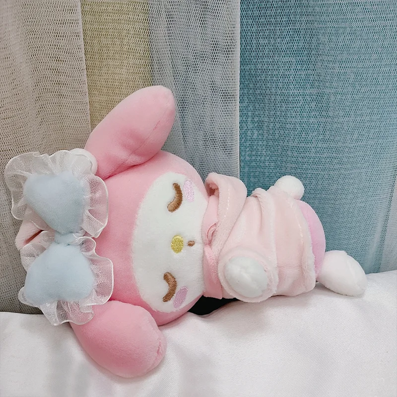 10/20см Игрушки Sanrio Kuromi Cartoon My Melody Cinnamonroll Подушка для сна Soft Stuffed KT Кукла Котик Детям Подарок на Рождество.