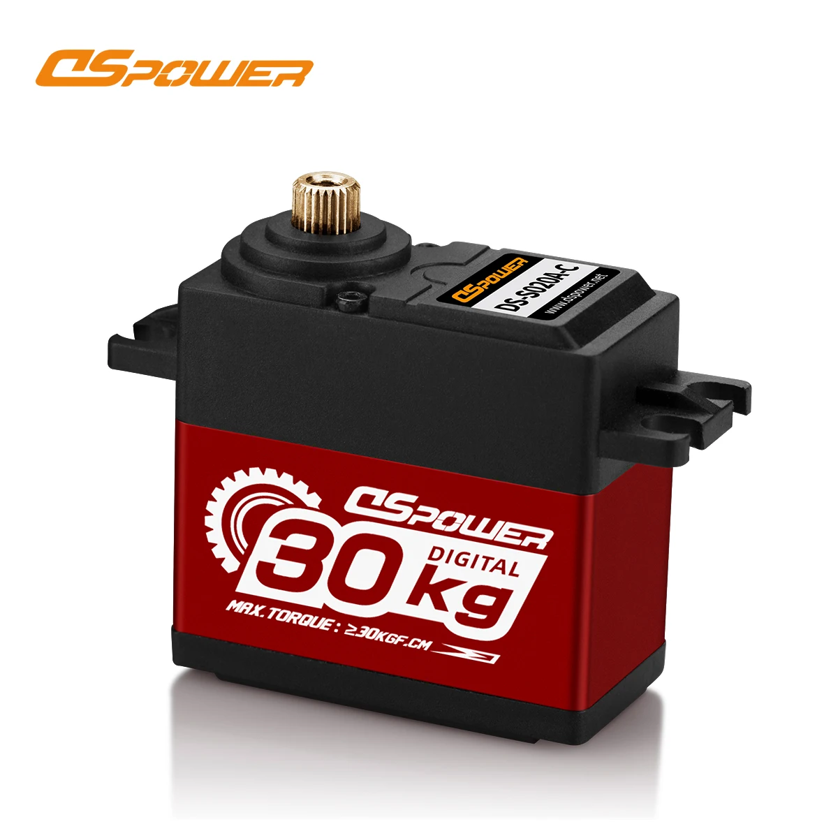 DSpower 30KG Digital Servo Metal Gear Waterproof Servos for 1/8 1/10 TRX4 TRX6 scx10 arrma 104001 slash maxx RC Car 300 degree