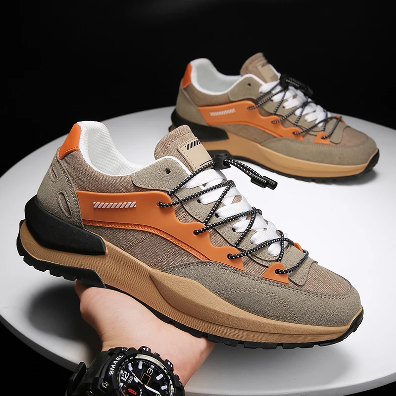 

Mens Casual Shoes Fashion Sneakers Comfort Shoes for Male Sport Running Shoes Mesh Breathable Trail Runners Non-slip Sneakers