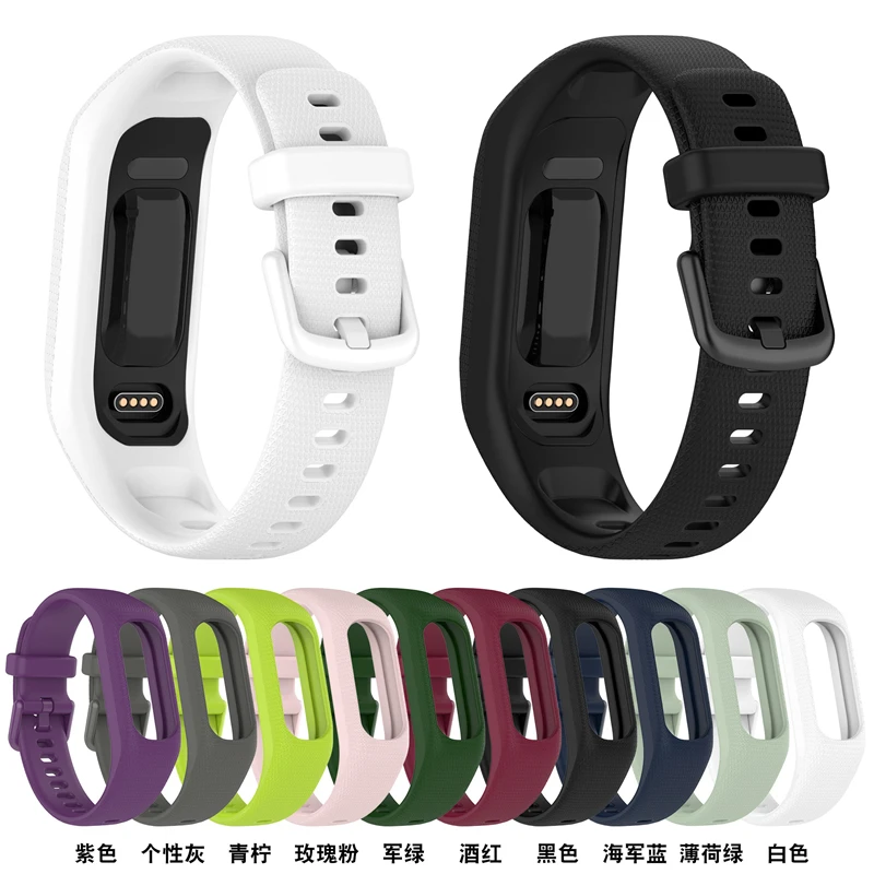 Фото Ремешок для Garmin Smart 5 силиконовый браслет для Garmin Vivo Smart 5 фитнес-трекер Смарт-часы smart5 сменный ремешок №3