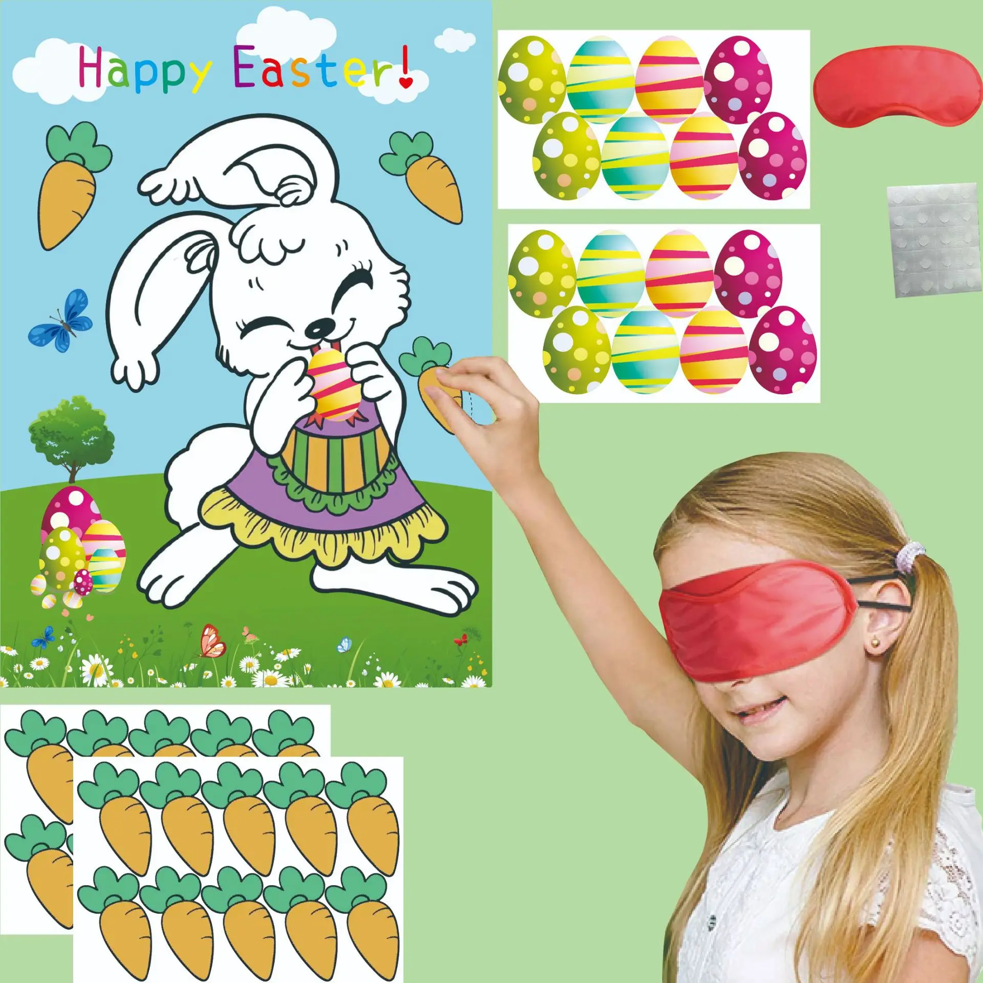 

Easter Games Pin The Tail on The Bunny Easter Party Games Easter Activities for Toddlers Easter Party Favors for Kids Adults