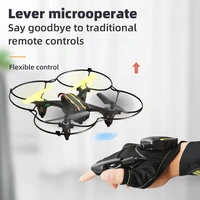 glove induction remote control uav four axis light intelligent suspension gesture rc aircraft crash and fall resistant aircraft