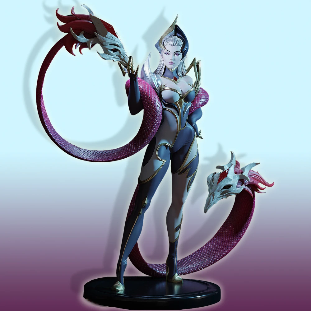 Фигурка Coven Evelynn 1:24 миниатюрная модель из смолы комплект неокрашенной