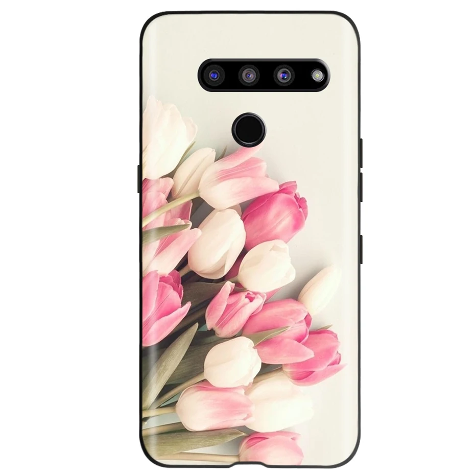 Фото Модный чехол для LG V50 ThinQ 5G, Мягкий Силиконовый ТПУ чехол для телефона LG V50S ThinQ 5G V50 50S V500N V450 V510N, чехол №4