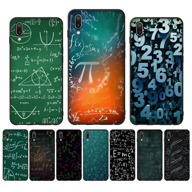 

Physics Chemical Mathematics Phone Case for Samsung A51 A30s A52 A71 A12 for Huawei Honor 10i for OPPO vivo Y11 cover
