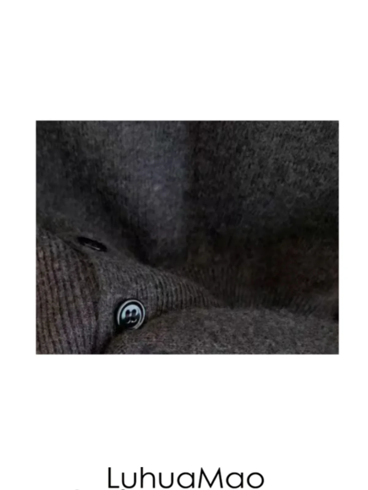 Черный флисовый вязаный женский топ с открытыми плечами Luhuamao ранняя осень 2023