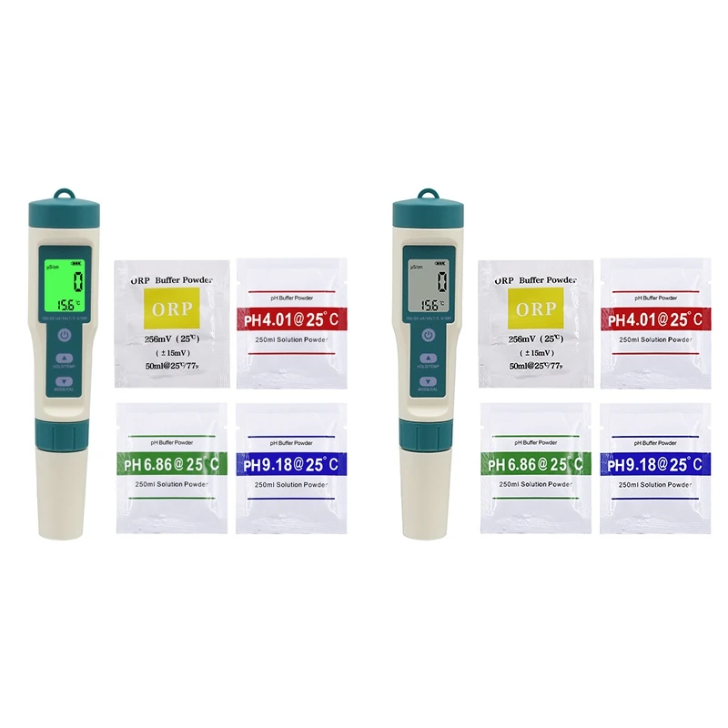 

8 In1 PH H2 TDS EC ORP Salinity S.G TEMP Meter Digital PH Tester Water Quality Tester For Drinking Water Aquariums
