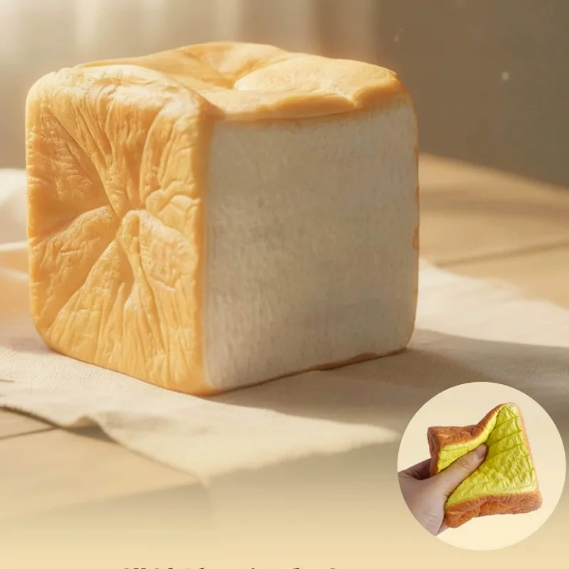 Фото Новая серия MOLYNK Alice Bread: мягкая игрушка-сюрприз в закрытой упаковке, медленно восстанавливающая форму, с эффектом кремовой губки, плотная, липкая на ощупь, сенсорная игрушка для снятия стресса. №5