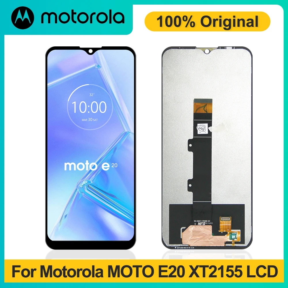 6 5 &quotОригинальный ЖК-дисплей для Motorola Moto E20 Замена + сенсорный экран дигитайзер MOTO