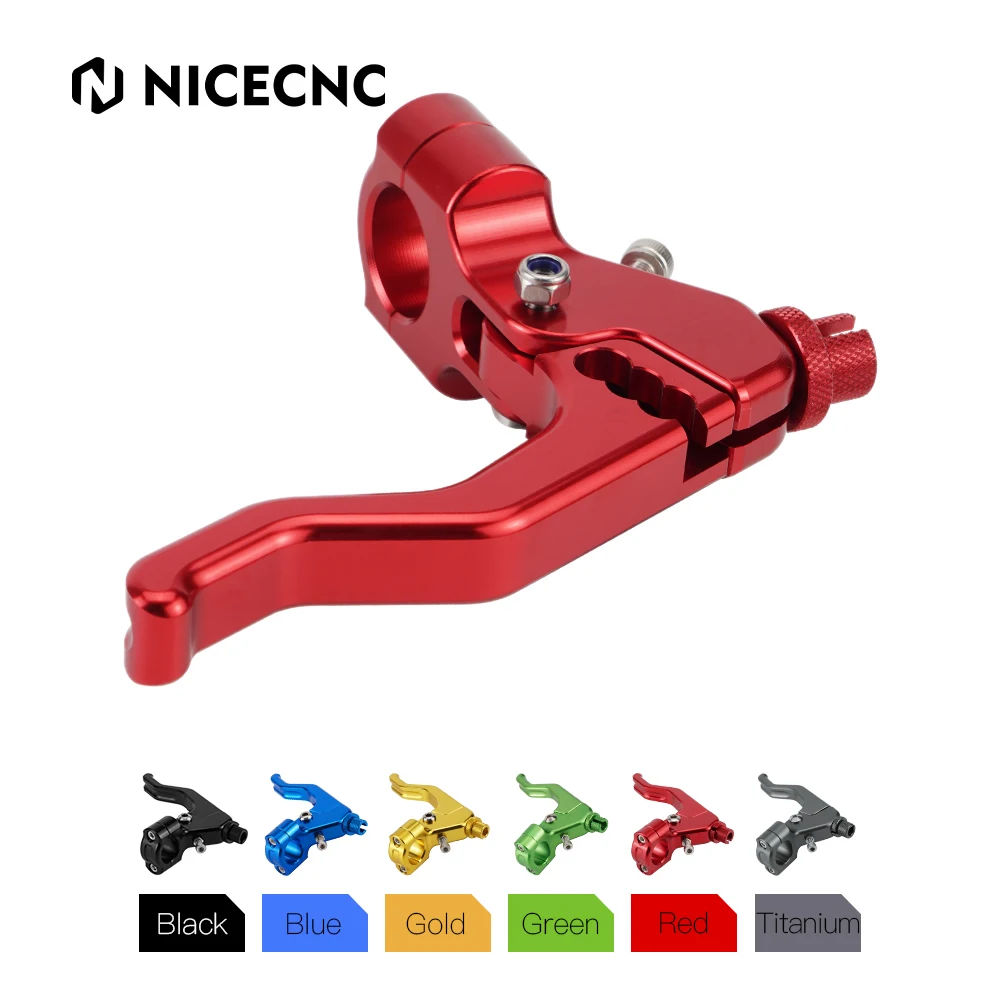 

NICECNC Motocross 22MM 7/8" Universal Aluminium Handlebar CNC Short Stunt Clutch Lever Perch Assembly For Honda Suzuki Yamaha