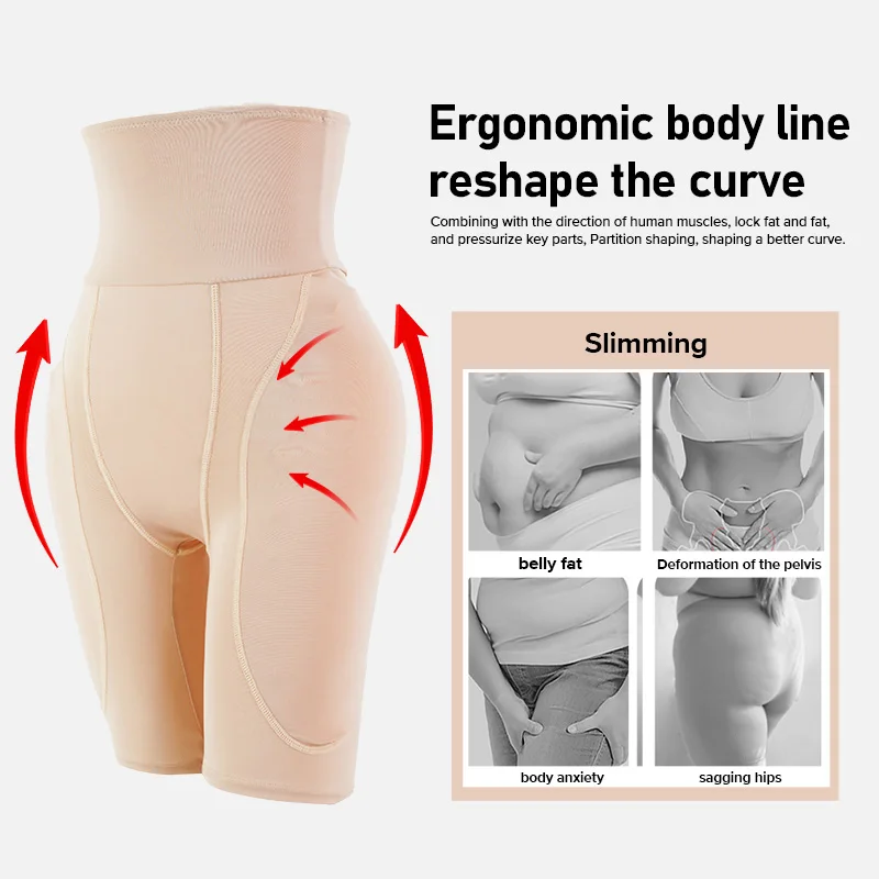Women Hip Shapewear Fake Ass Panties Butt Lifter Shaper Panties Sexy Body Shaper Push Up Panties Hip Enahncer Shapewear