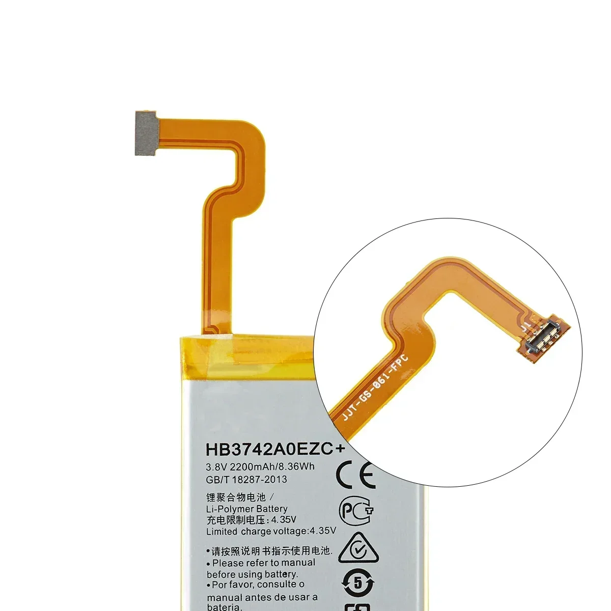 100% Оригинальный аккумулятор HB3742A0EZC + 2200 мАч для Huawei Ascend P8 Lite сменные батареи