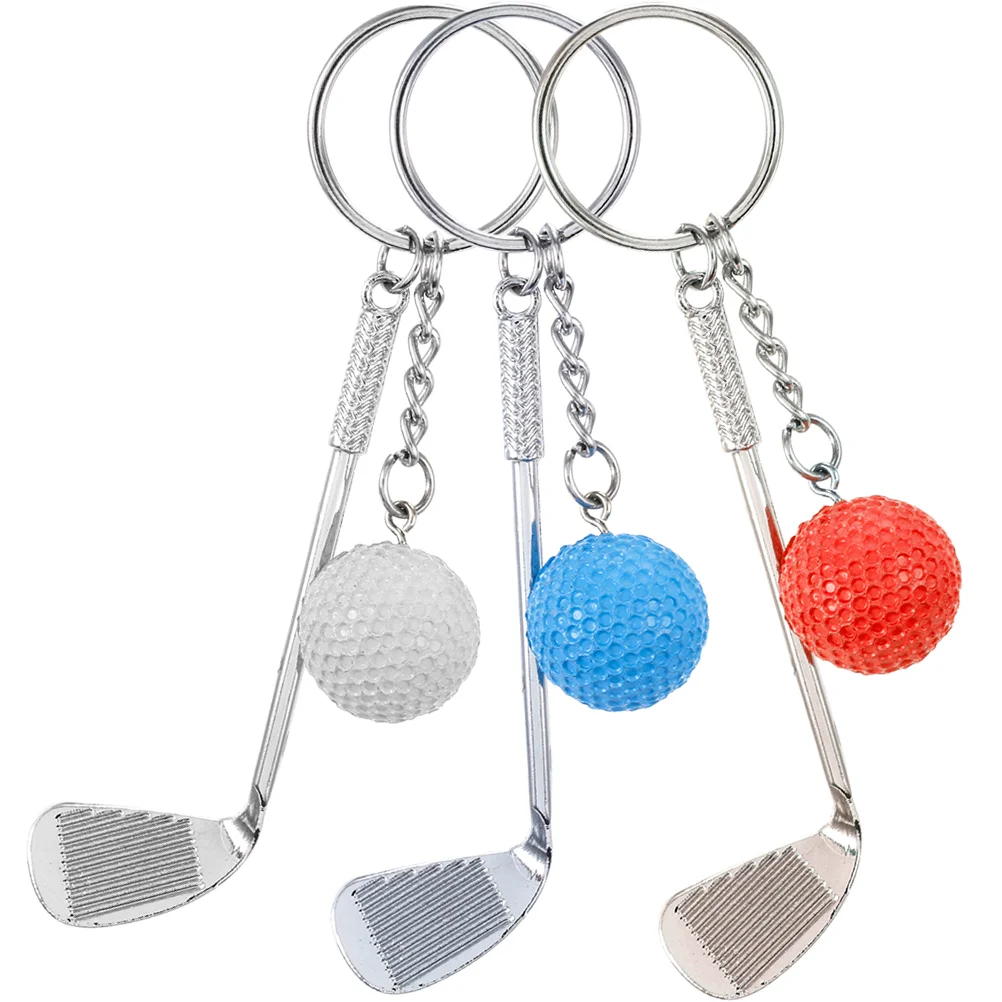 

Key Keychain Keychains Chain Pendant Backpack Charms Lover Creative Pole Handbags Keyring Ring Holder Car Decorative Golfer Gift