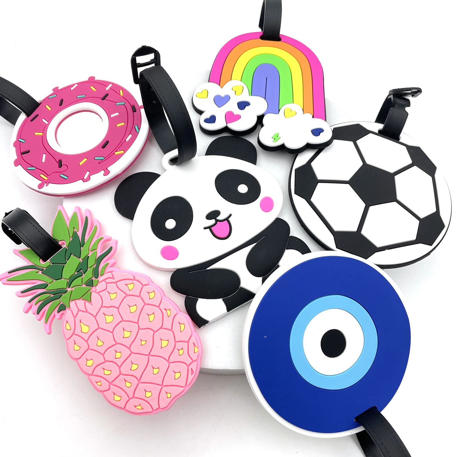 1 Шт. Последние Дорожные Аксессуары Креативная Багажная Бирка С Единорогом