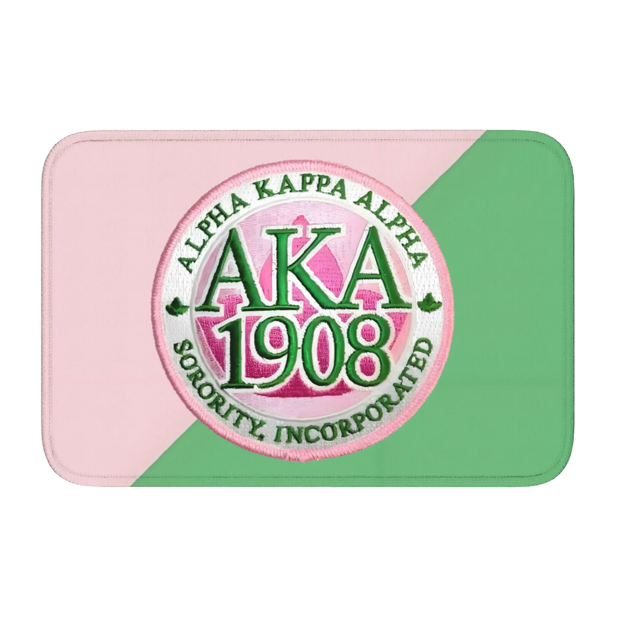 Фото AKA The First Historically African Sorority Напольный коврик для входной двери, для дома, кухни, ванной комнаты, спальни, прикроватный коврик, ковер №2