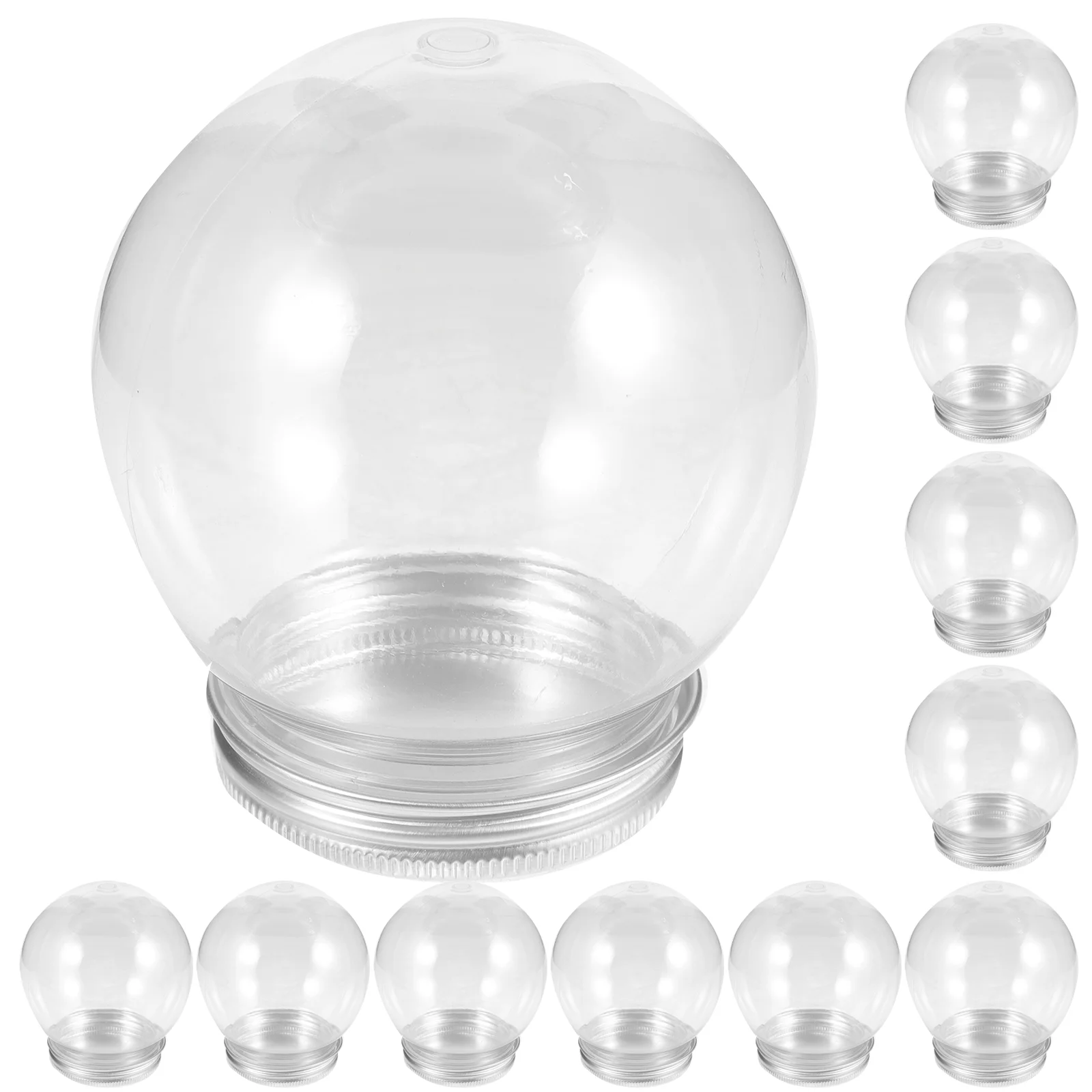 10 шт. глобус для детей сделай сам прозрачный пластиковый водяной шар снежный с