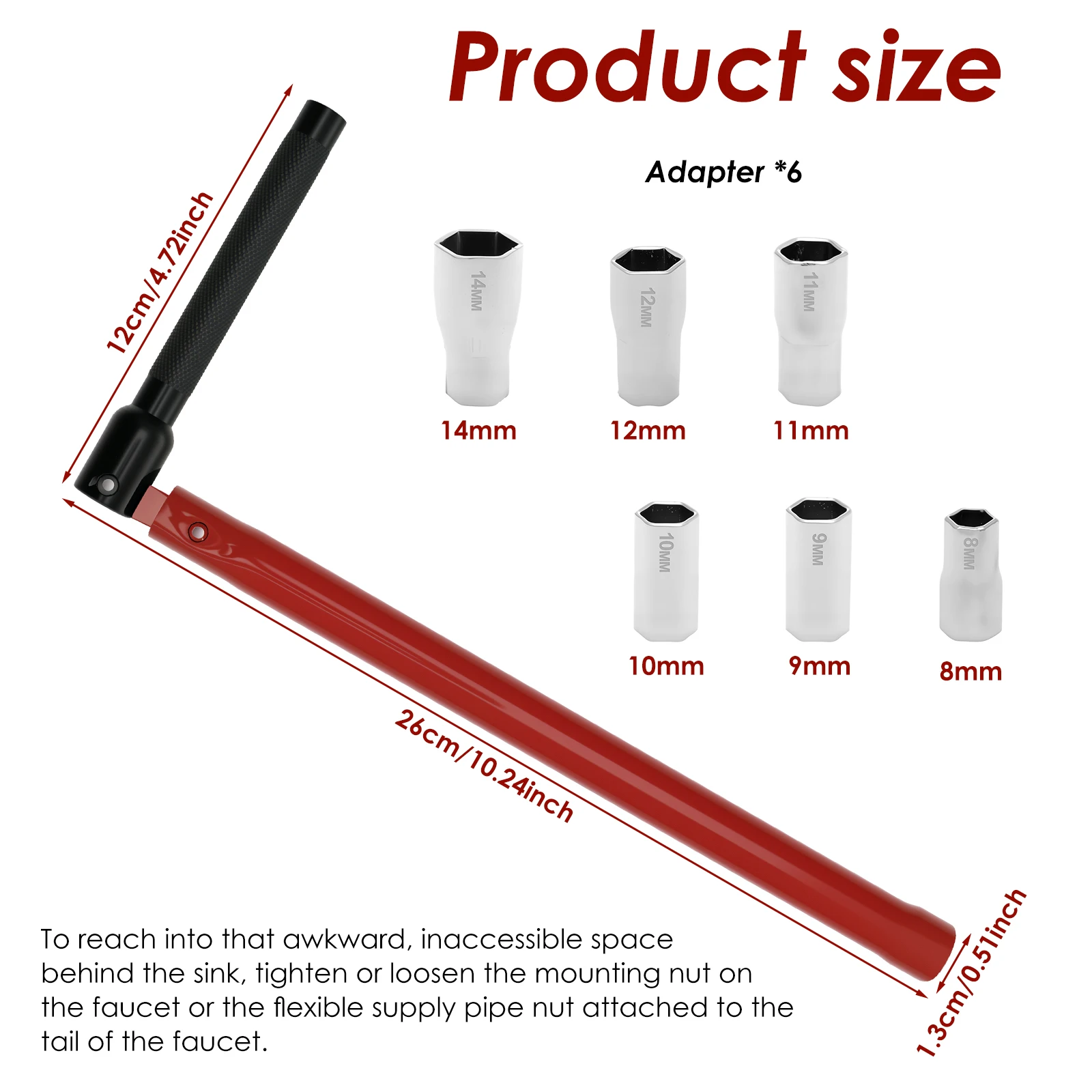 

Гаечный ключ для смесителей Toorise