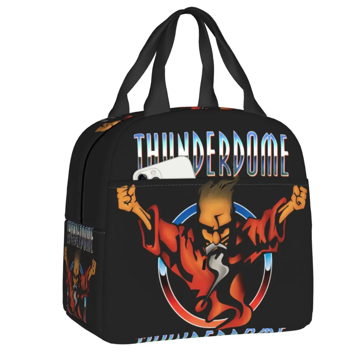 

Изолированная сумка-тоут для ланча с логотипом Thunderdome