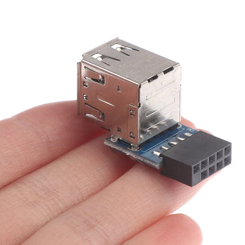 SD&HI 9-контактный разъем материнской платы USB 2.0 черный