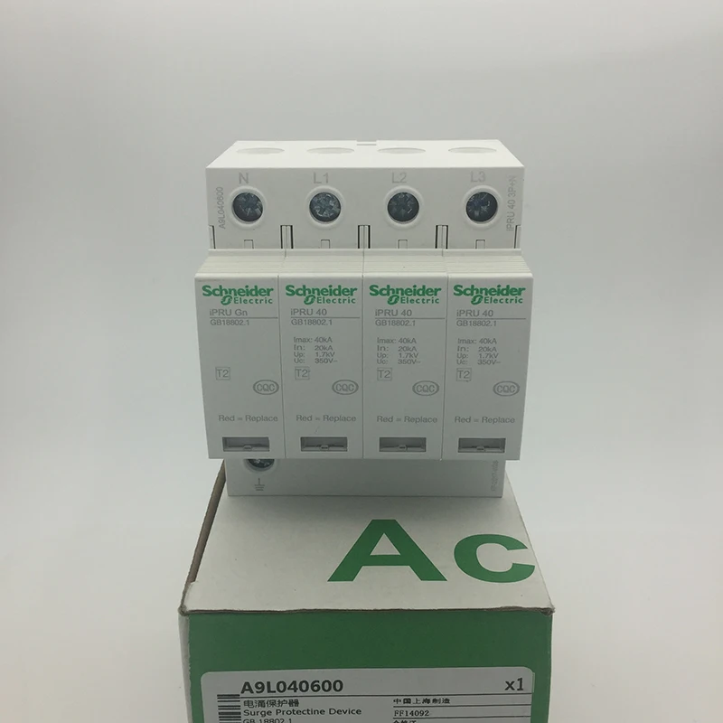 Подключаемый стабилизатор напряжения Schneider electric iPRU 3P + N 10KA 20KA 40KA 65KA 80KA 100KA 120KA TYPE II