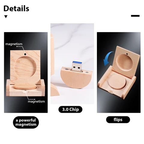 USB3.0 Круглый деревянный флэш-накопитель USB 3.0 128 ГБ Бесплатный индивидуальный логотип Memory Stick 64 ГБ подарок Pen Drive 32 ГБ Деревянная коробка Pendrive