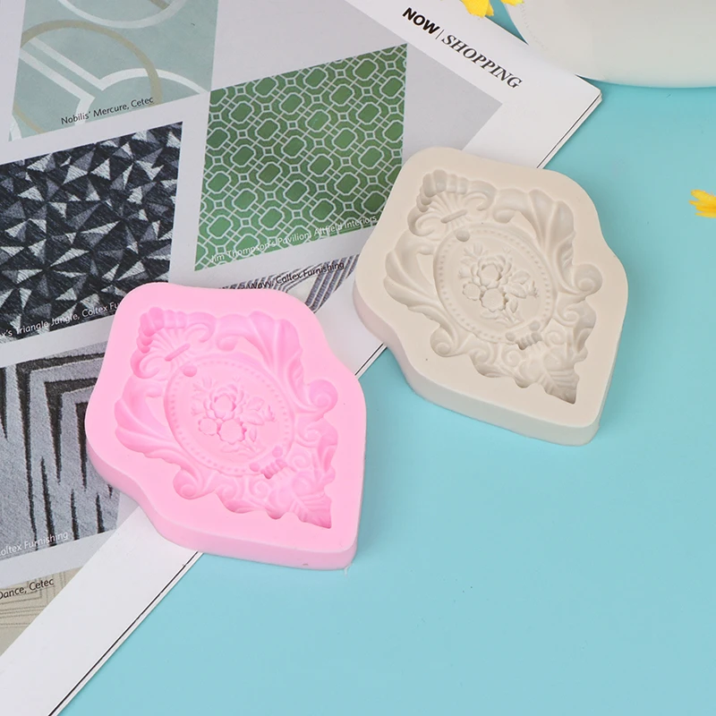 

Retro Frame Shape Silicone Mold Fondant Cutter Decoration Cake Chocolate Molds