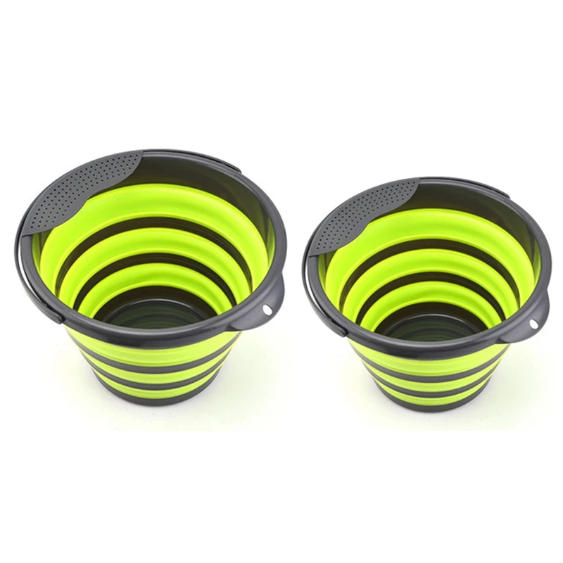 

Collapsible Bucket Portable Bucket Car Washing Bucket Water Bucket Container With Handle For Backpacking Camping