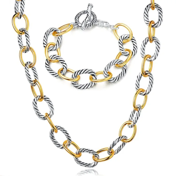 

Punk Hip Hop Drop Oil Color Thick Alloy Chain Bracelets for Women Prom Music Party Fashion Jewelry Accessories Gifts
