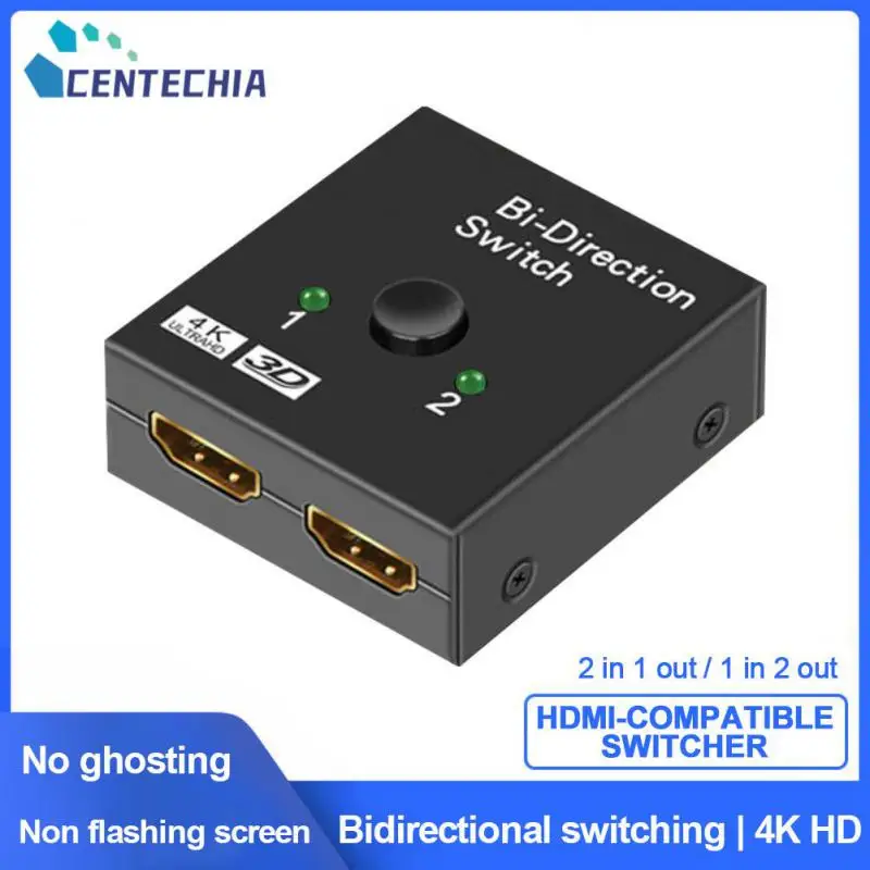 

2-в-1 выходной преобразователь-совместимый переключатель 4k переключатель Kvm двунаправленный адаптер 4k 60 Гц сплиттер портативный переключатель адаптер
