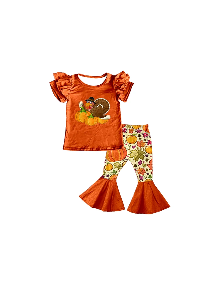 Женская футболка с рукавами-фонариками на День Благодарения |