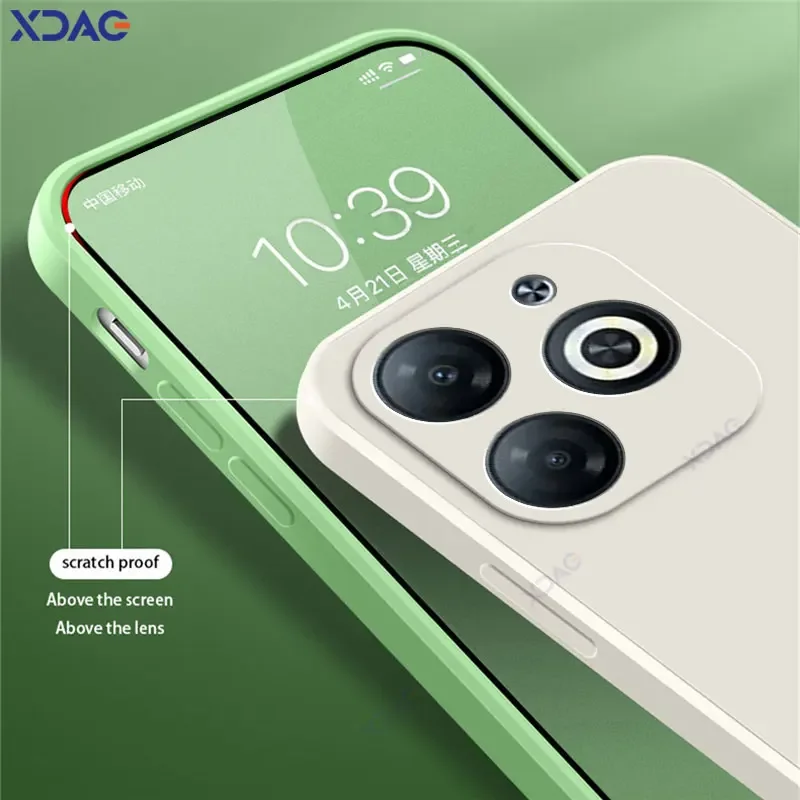 Роскошный чехол для мобильных телефонов Infinix Smart 8 Pro HD полная защита камеры мягкие