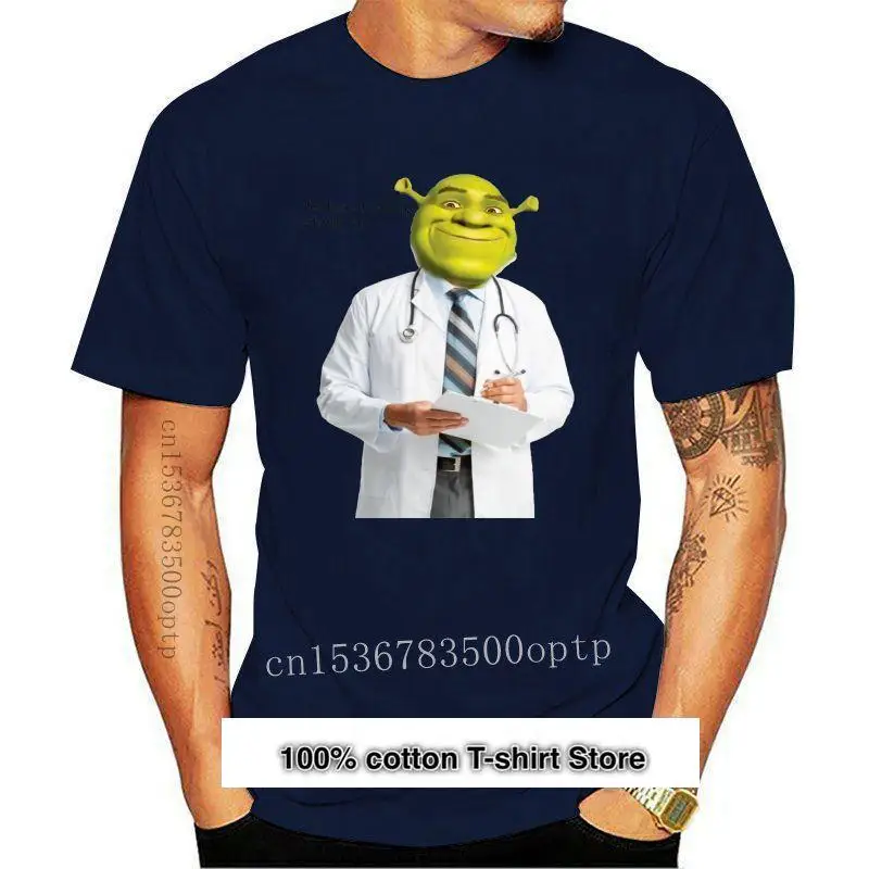 

Camiseta a la moda para hombre y mujer, camisa переключенная с изображением Шрека, с принтом персонализированный, 013073