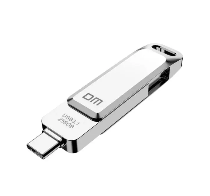 Флешка DM USB C Type USB3.0 PD168 64 ГБ 128 256 для Android Box Smart TV Телефон Медиаплеер