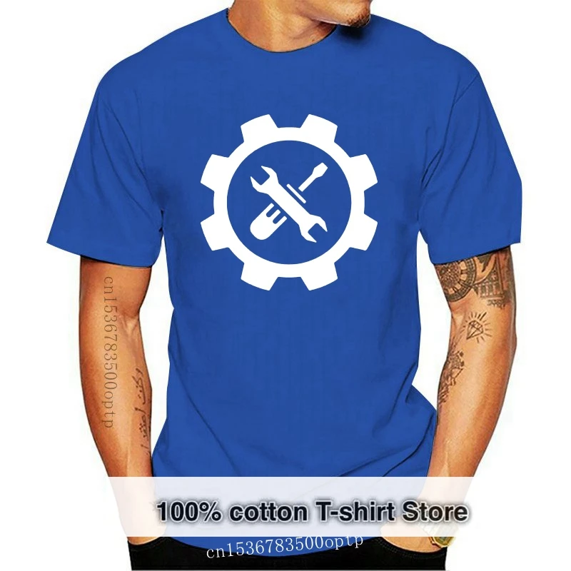 

Новинка 2017, хипстерская футболка с символами механической инженерной техники 23537, дизайн Mes 100%, хлопковая футболка, топы, летняя популярная ф...