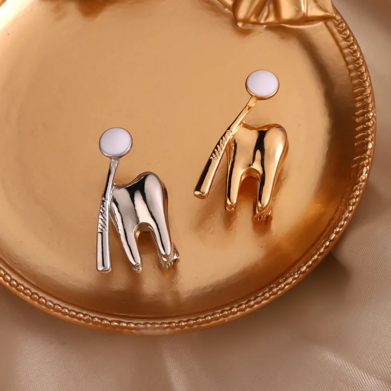 

Набор для отбеливания зубов с зеркалом, 1 шт., 2 комплекта, 3 система, эмалированная Шпилька, значки для лацканов, ювелирные изделия, подарок, забавная Милая Детская мода