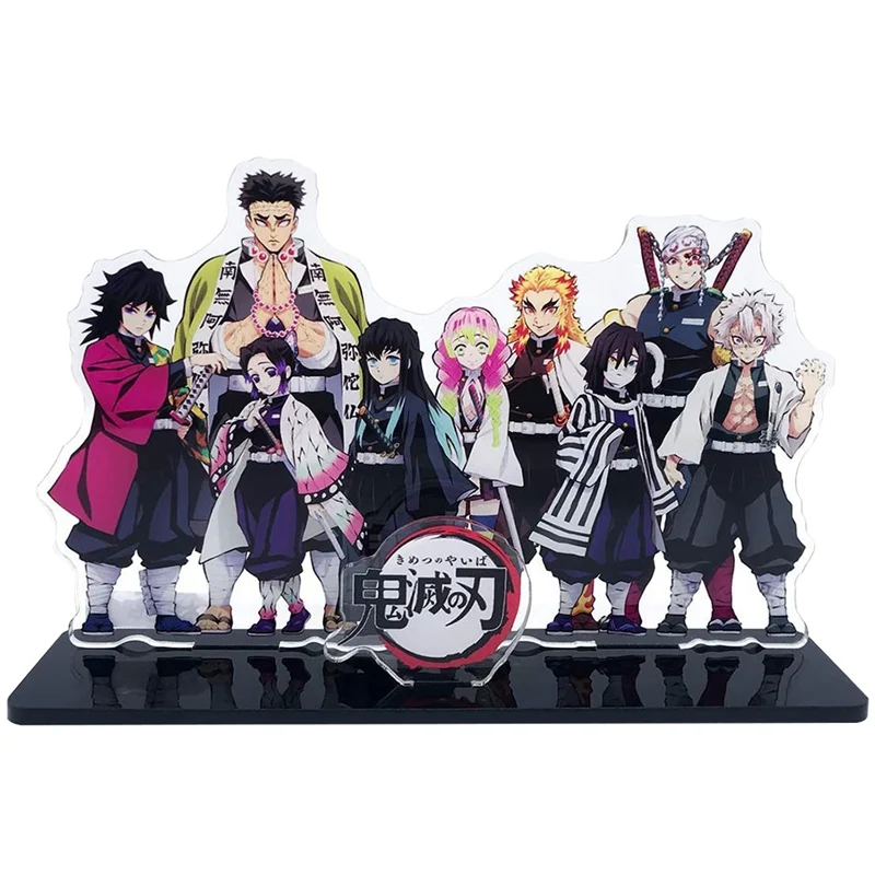 

Bandai демоническая рассекающая киметасу no Yaiba Hashira Giyuu Muichirou Shinob фигурка на акриловой подставке модель держателя для торта Topper