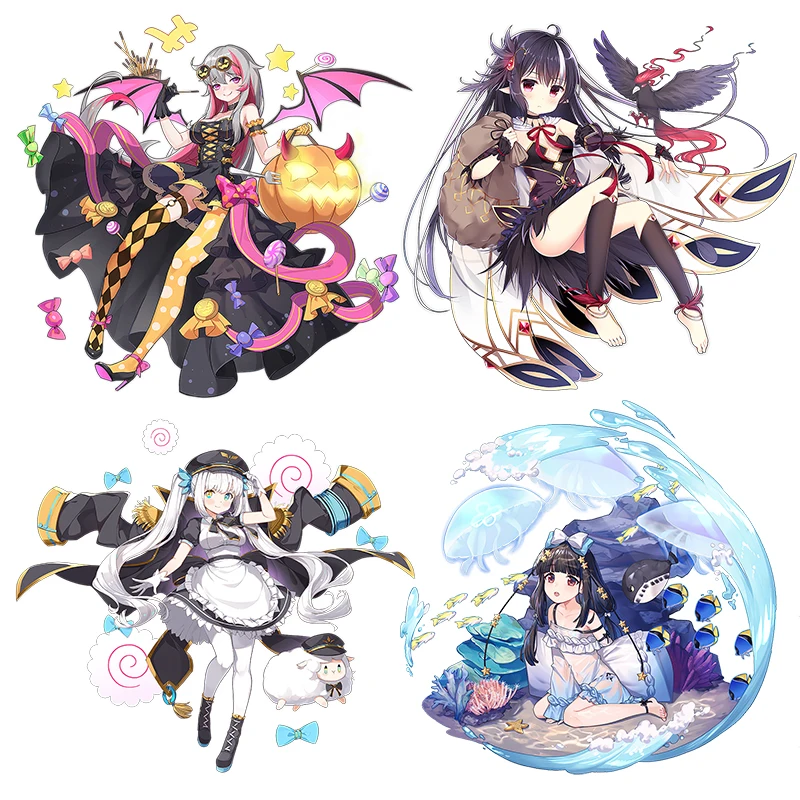 Three Ratels CB17 Ark Order Personalized game wall sticker anime girl decoration decal waterproof self-adhesive
