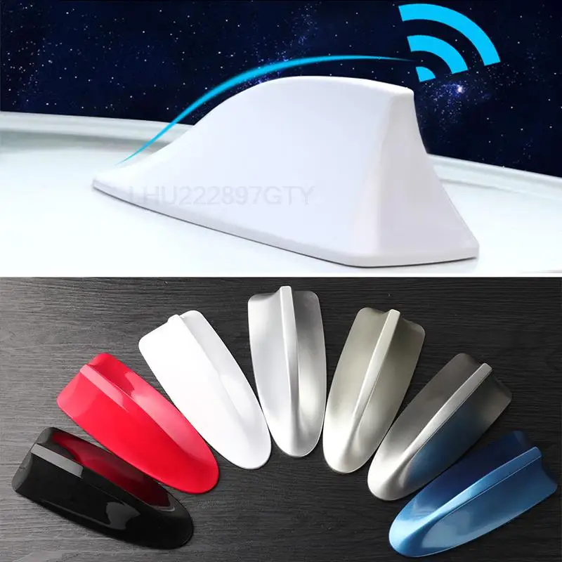 

Car Decorative Shark Fin Antenna With Signal Radio Special Antenna Roof Tail Antenna Modification Without Punching