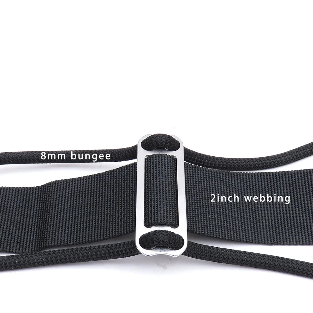 

Scuba Dive D-Ring Dive Weight Belt Slide Keeper Webbing Harness Retainer Stopper Durable Water Sports Diving Accessories