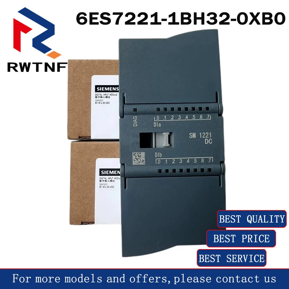 Фото Новый оригинальный цифровой модуль ввода данных SIEMENS S7-1200, артикул 6ES7221-1BH32-0XB0, 100% оригинальный, в наличии на складе. №2