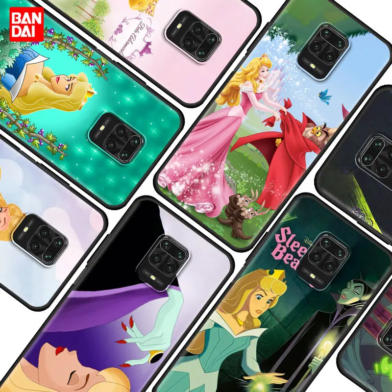

Case for Xiaomi Redmi Note 7 8 9 9s 10 11 8T 11T Pro Plus 5G 4G Cell Soft Phone Shell Bag Korea Luxury Aurora Disney Princess