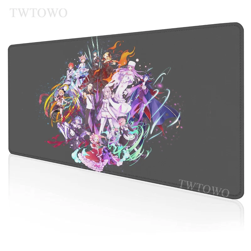 

Anime Girl Re Zero Mouse Pad Gamer XL New Home HD Computer Mousepad XXL MousePads Office Anti Slip Soft Carpet PC Table Mat