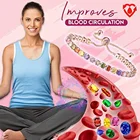 Радужный турмалиновый ионический браслет, регулируемый браслет с камнем по месяцу рождения для тенниса, похудения, женский браслет с кристаллами, лечебный браслет, ювелирные изделия