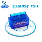 ELM 327 Bluetooth мини ELM327 Bluetooth адаптер V2.1OBD2 автомобильный диагностический сканер инструмент считыватель для Android