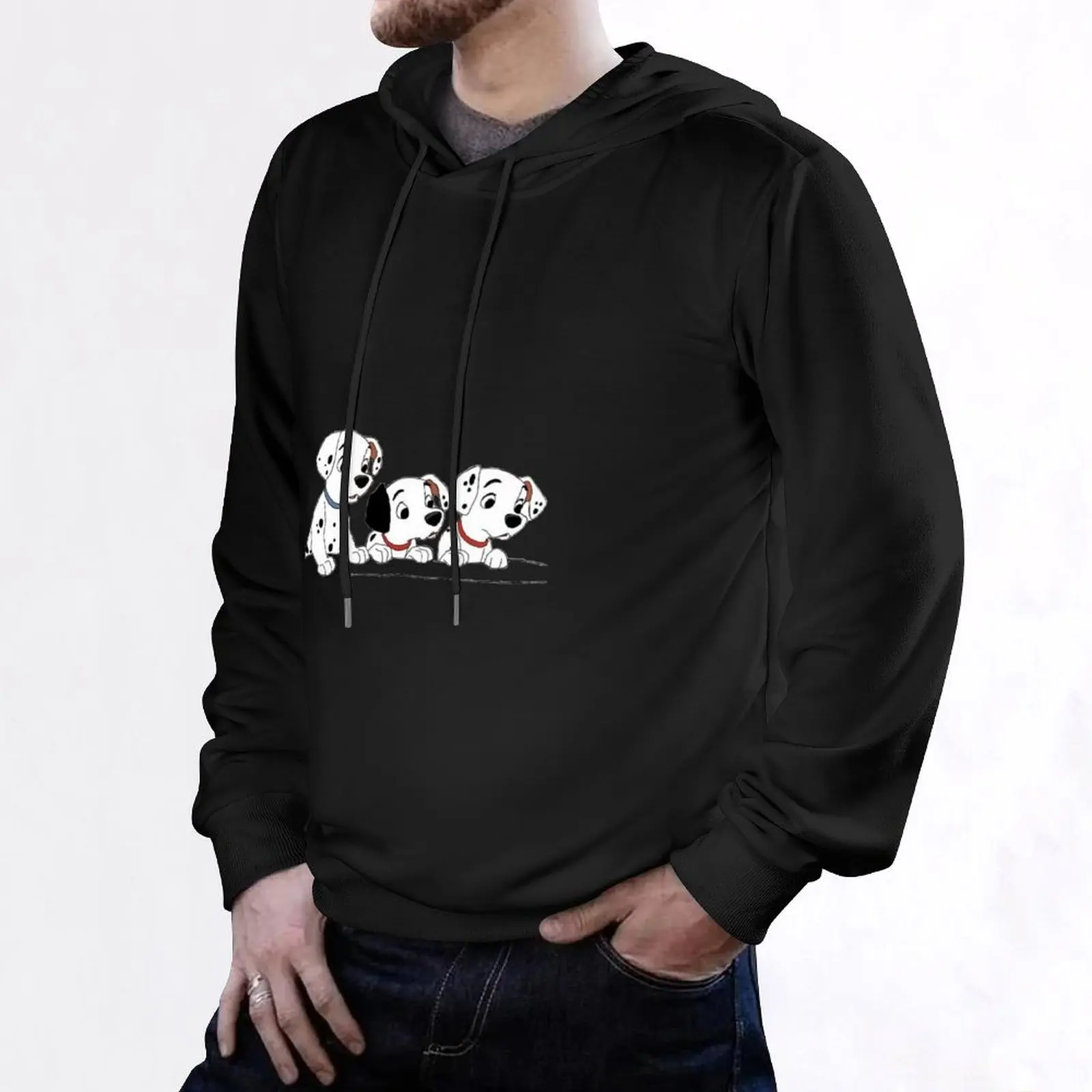 Пуловер с капюшоном 101 мужская осенняя одежда эстетичная зимняя толстовки для