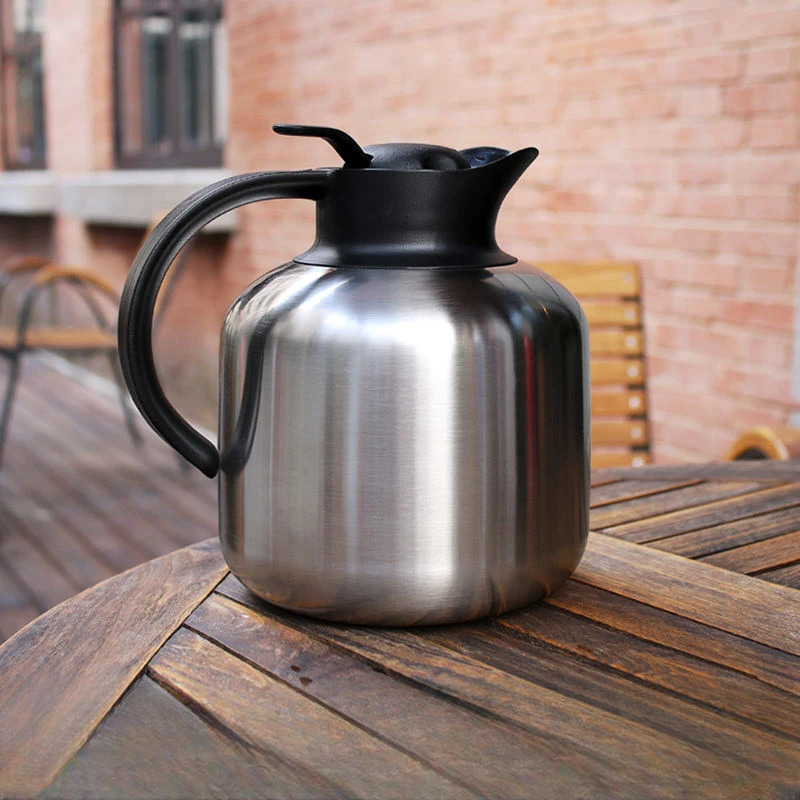1800ml Thermos Kettle 304 Stainless Steel Household Modern Simple Tea Set Thermos Kettle Car Thermos Teapots Hot Water Bottles