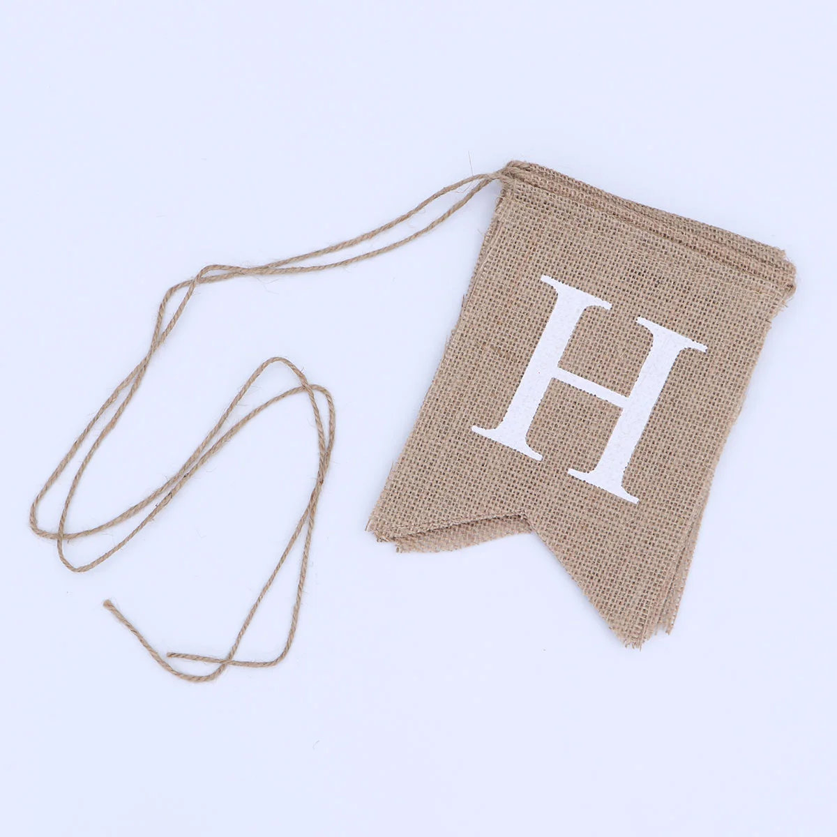

1 pc Bunting Banner Reusable Happy Fall Letters Linen Pull Flag Burlap Banner for Thanksgiving Party