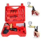 Ручной инструмент сделай сам для сброса тормозной жидкости, вакуумный пистолетный насос, тестер в комплекте, алюминиевый насос, Вакуумный датчик