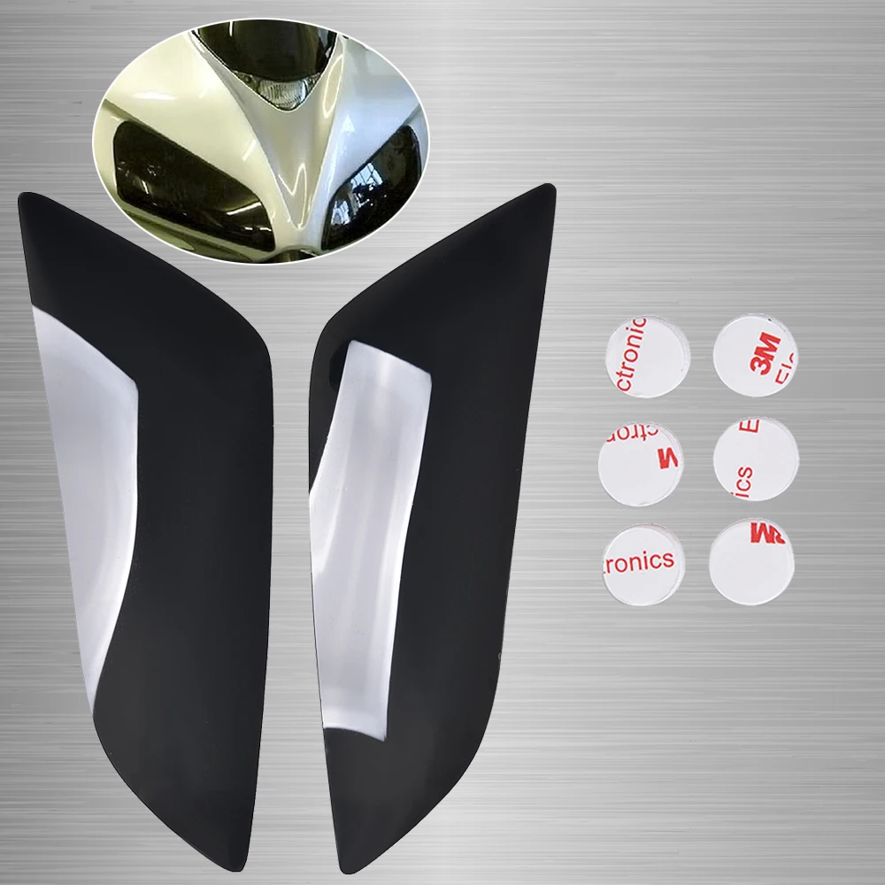 

2Pcs Motorcycle Headlight Cover Lens Screen Protector For Honda CBR1000RR 2004-2007 CBR600RR 2003-2006 CBR 600RR 600RR Smoke