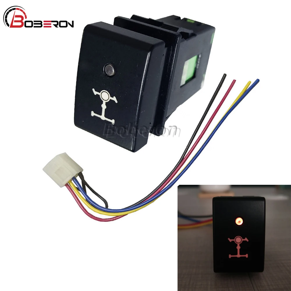 

Автомобильная светодиодная лампа для Suzuki Jimny 2007-2015, переключатель блокировки переключателя включения/выключения питания с проводом подключения, автомобильные аксессуары